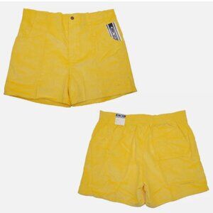 OP Longrider Corduroy Shorts Yellow Dogtown Surf Vintage Men's Size 42 NWT
